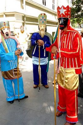 Três reis magos são personagens centrais dos festejos (Crédito: SECMG)